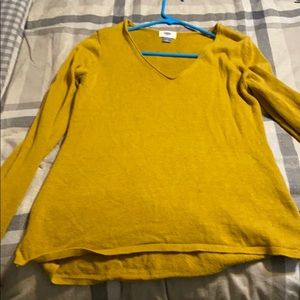 Mustard colored sweater